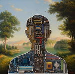Damir Krivenko's painting "Gamer"